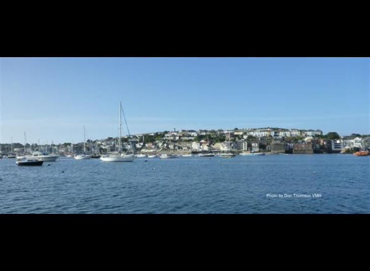 Falmouth Town Quay from channel to Penryn