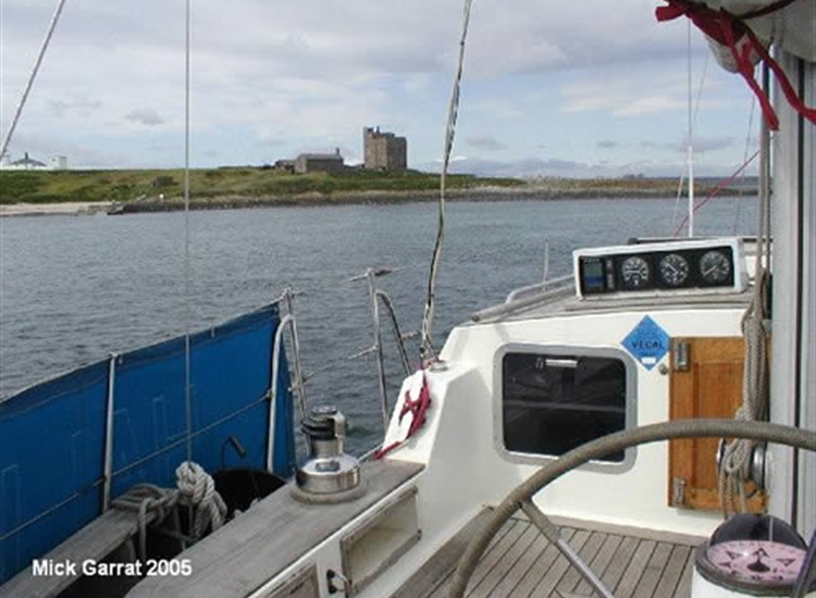 Anchored in The Kettle, Farne Islands