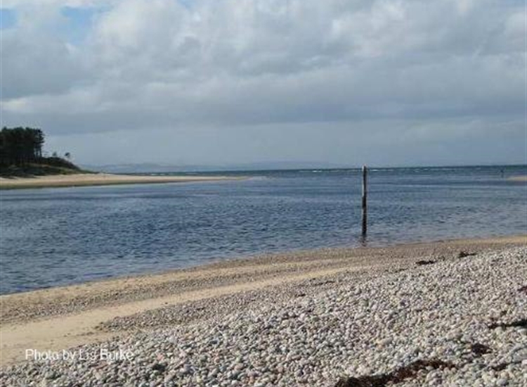Findhorn Estuary looking NW.