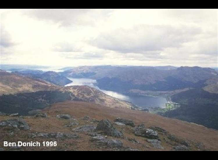 Loch Goil from the summit of Ben Donich.