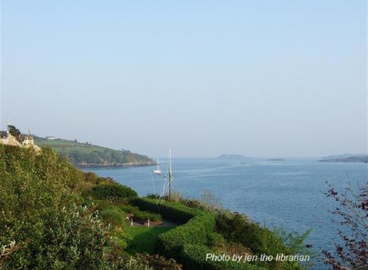 Glandore looking south towards The Dangers, Eve Island & Adam's Island