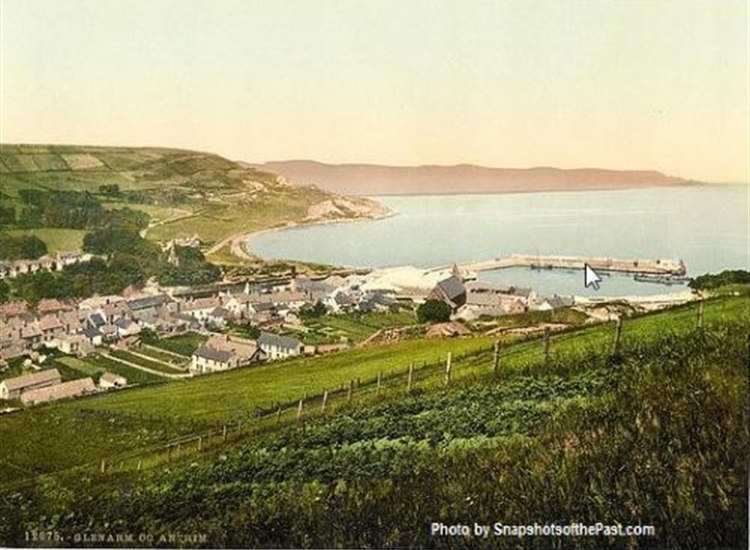 Glenarm from ashore to the South West