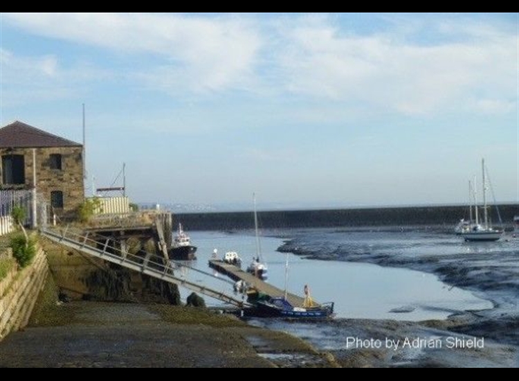 Granton pontoon at low tide