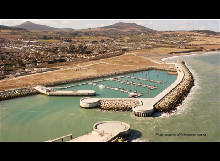 1. Greystones Marina during construction
