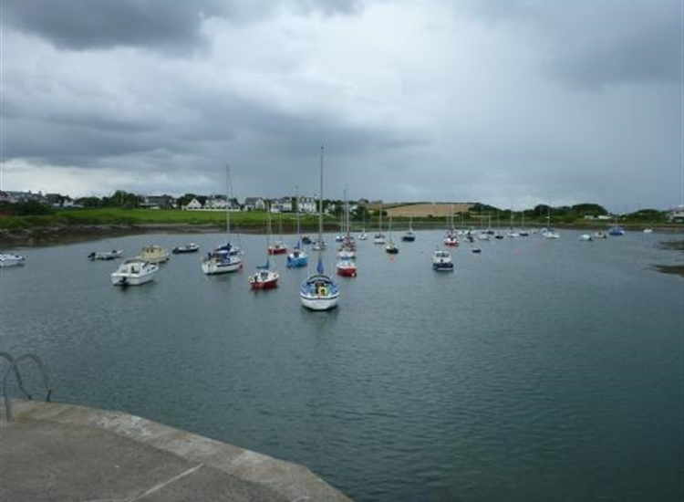 View over the resident moorings