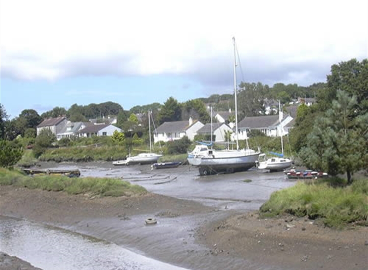 Photo of Gweek, East Bank, from the Quay