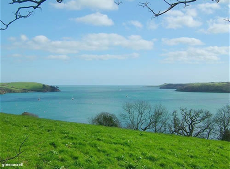 Photo looking Seawards, from Helford River