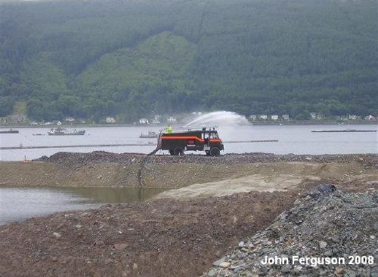 Land Reclamation Work for the Marina, now completed
