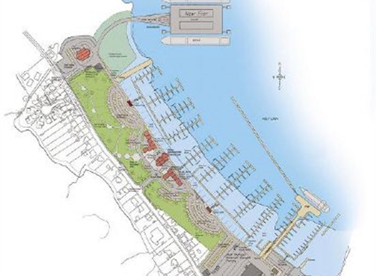 Plan of Holy Loch Marina