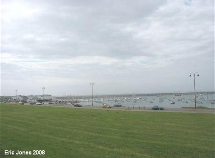 Moorings in Foreground, New Marina in Background