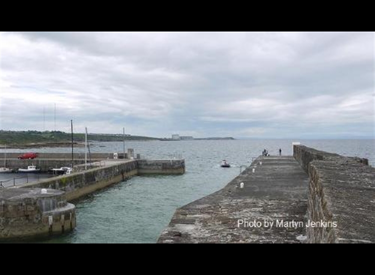 5. Hopeman entrance channel with Burghead in the distance.