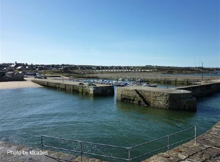 6. Hopeman looking across harbour from the NE