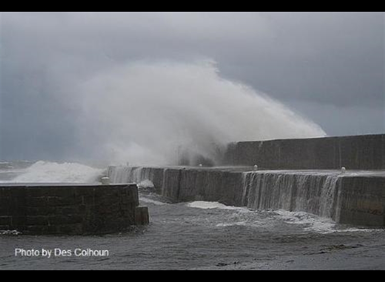 Hopeman. Cromarty, Wind Northerly, Severe Gale  9 to Storm Force 10.