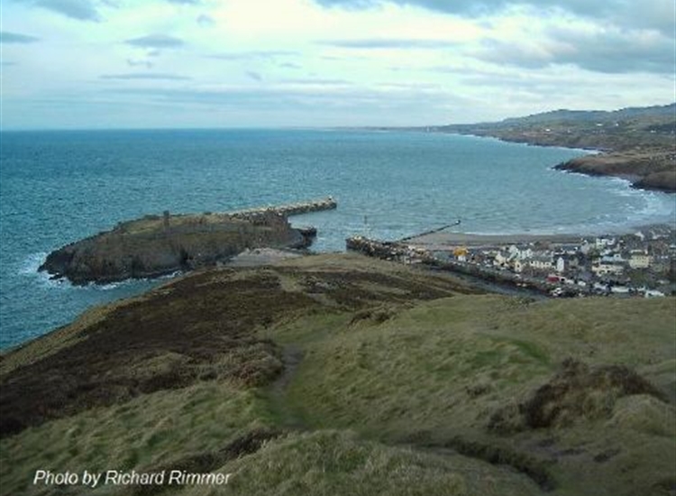 Peel. Harbour Entrance from the South