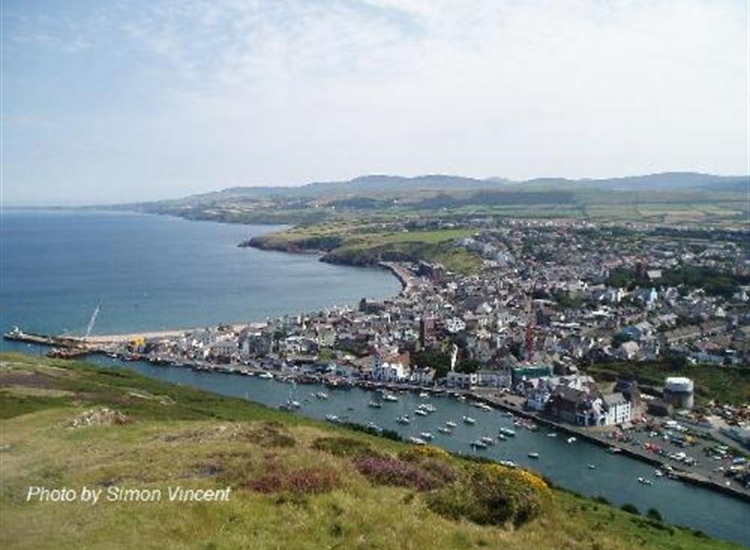 Peel.Taken during the rebuild. Bridge & gate partially complete, no marina yet