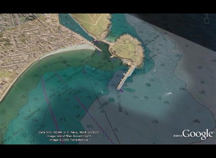 Visichart shot of Peel from the North North East