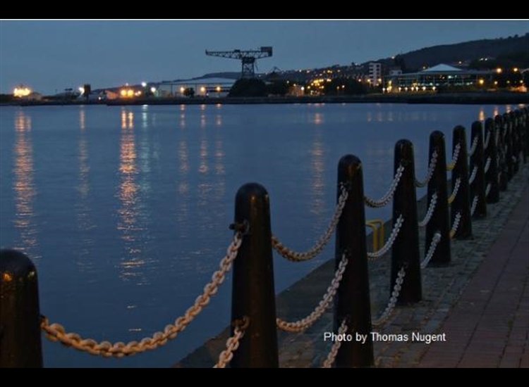 Approaches to the Dock in the gloaming