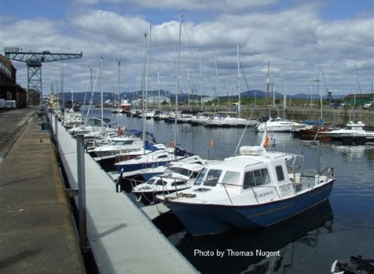 East end of James Watt Dock