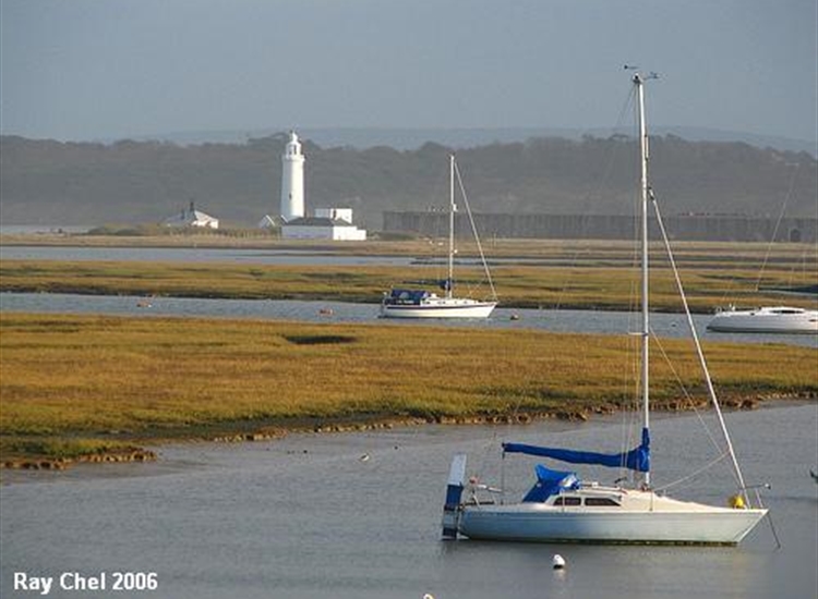 Moorings in Keyhaven