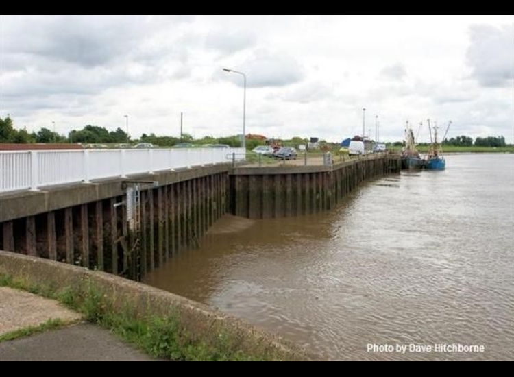 Kings Lynn looking North from Mill Fleet along Boal Quay