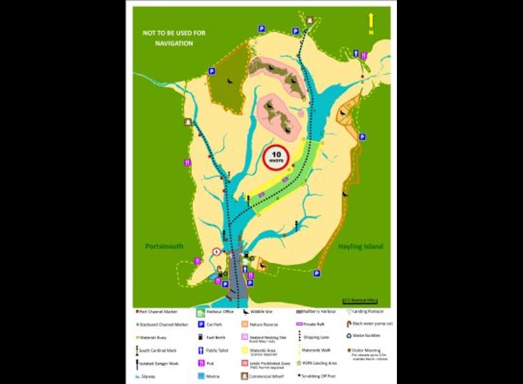 Langstone harbour - not to be used for Navigation