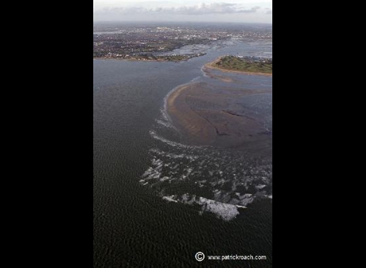 Langstone Harbour entrance at LW.