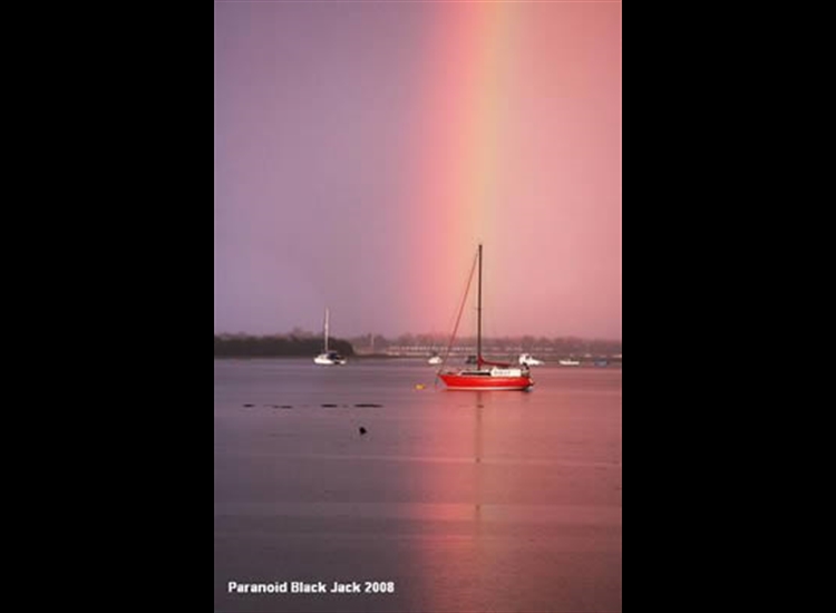 Rainbow in Langstone Harbour