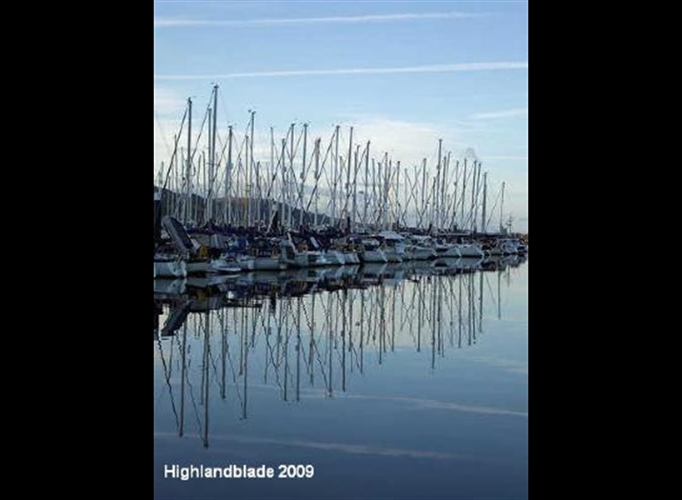 Calm Day in Largs Marina