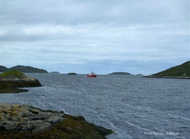Lochinver approach from the land
