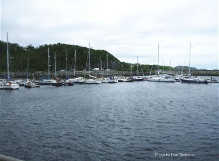 Lochinver Marina from the Finger Pier