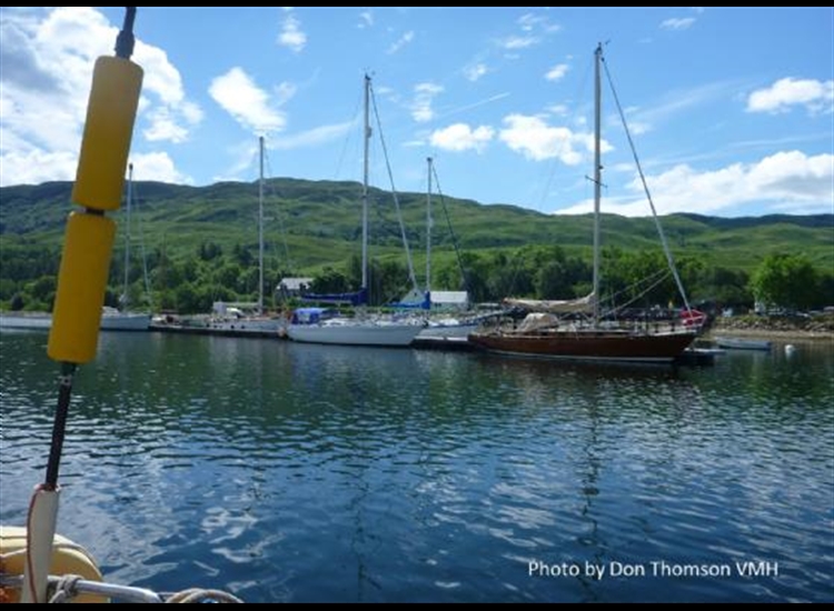 Kimelford pontoon from close in NW