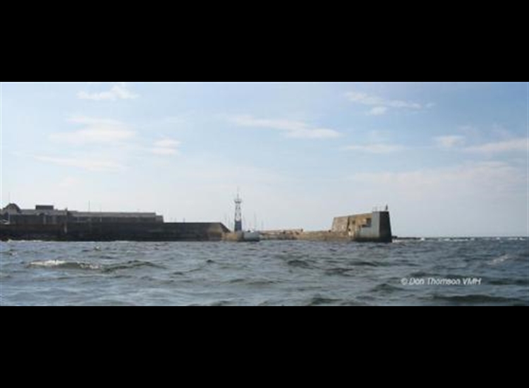 Lossiemouth Harbour entrance