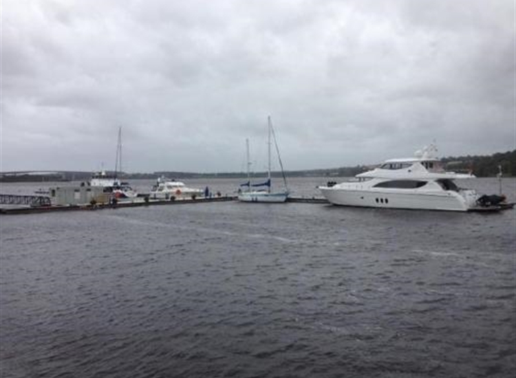 Foyle Marina pontoons