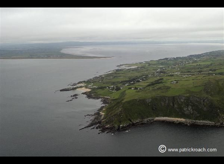 Lough Foyle looking South with Inishowen Point in foreground