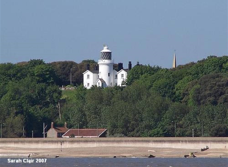 1.Lowestoft Lighthouse,  North of the Harbour, Fl.15s.23M