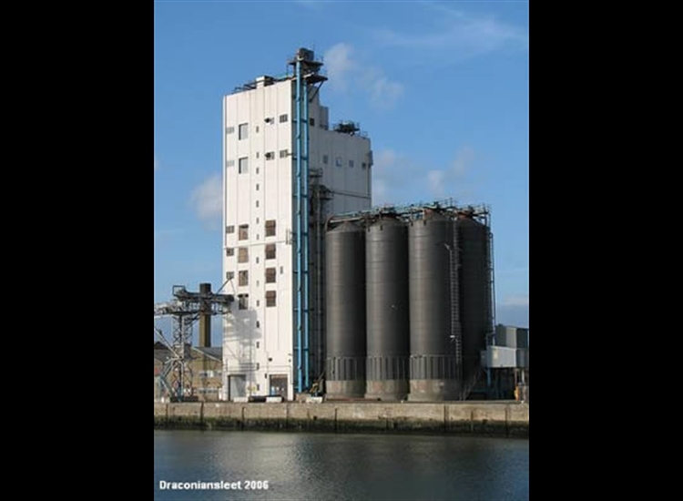 3.Grain Silos, just past Lowestoft Harbour Bridge, Starboard Side