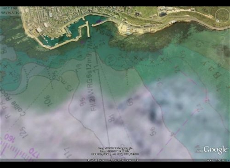 Visichart of approach to Macduff from NW