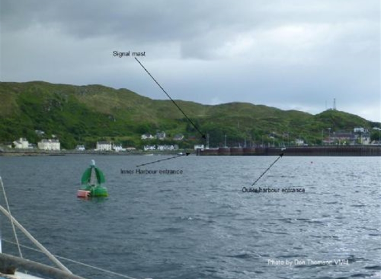 Mallaig entrance from the SHM to the north