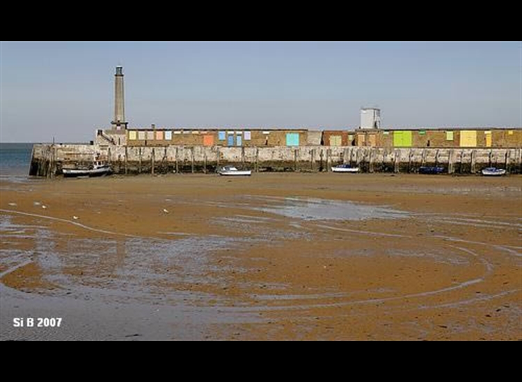 Margate, dries to firm sand