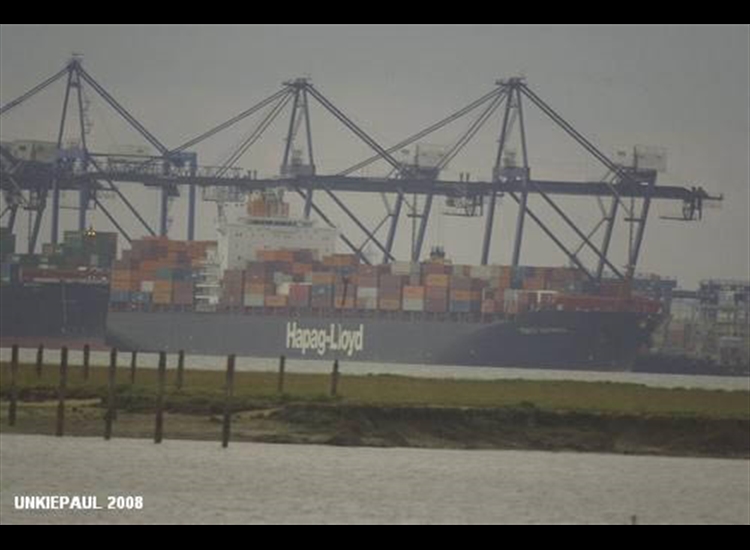 Thamesport Terminal, opposite entrance to Stangate Creek