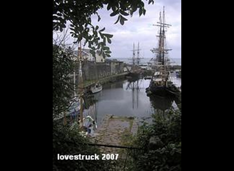 Charlestown, tall ships and slip