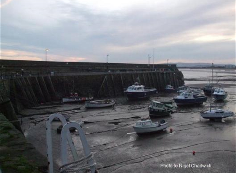 3. Minehead. Beginning of outfall pipe just beyond pierhead.