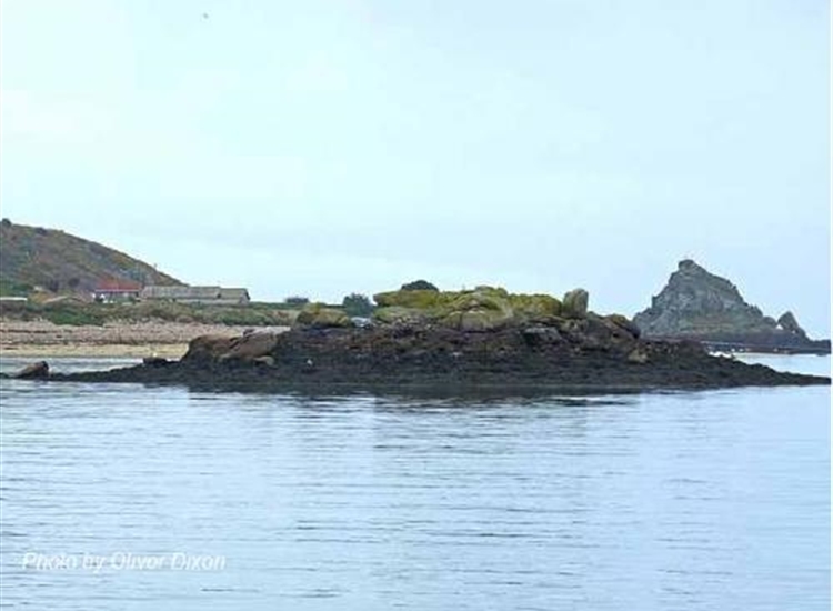 Merrick Island in New Grimsby Sound with the Hangman behind to the right.
