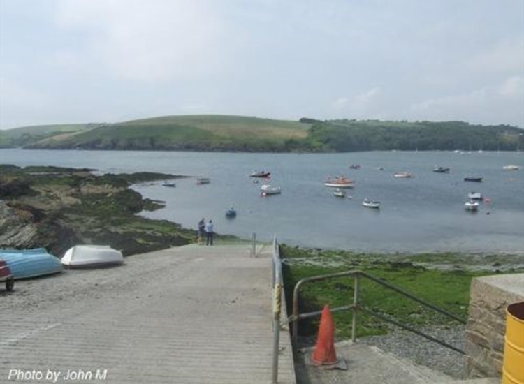 Oyster Haven slip looking towards Ferry Point