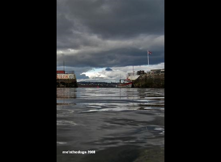 Paington Harbour Entrance looking out