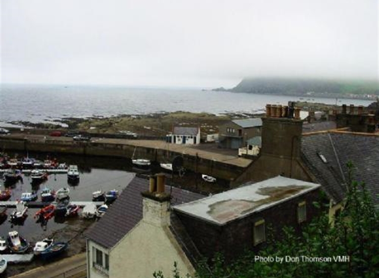 Gardenstwon looking towards Crovie Head