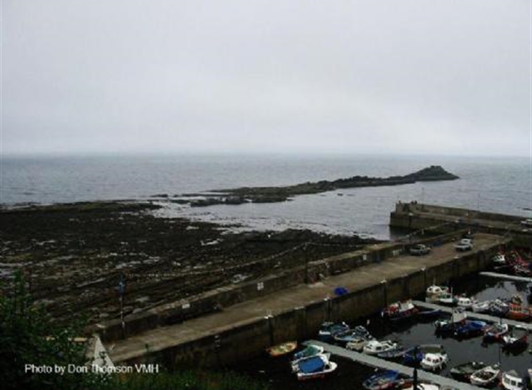 Gardenstwon showing the rocks in the approach at LW
