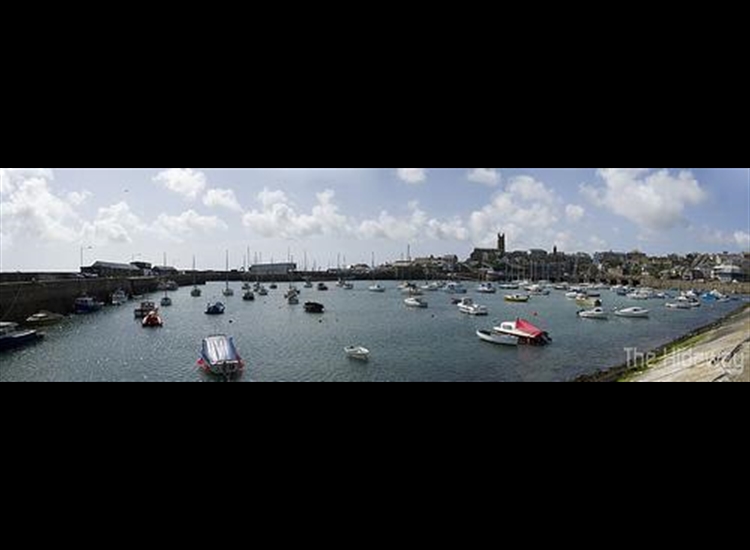 Panorama of the drying harbour
