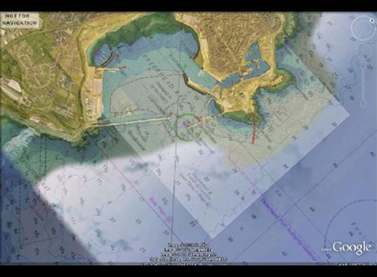 Visichart View of Peterhead from the South East.