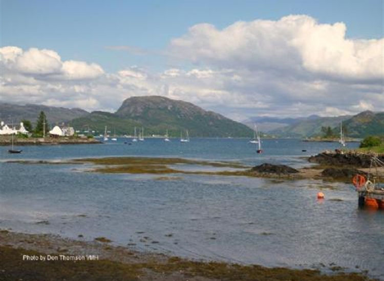 3a.Looking NE through the Plockton anchorage